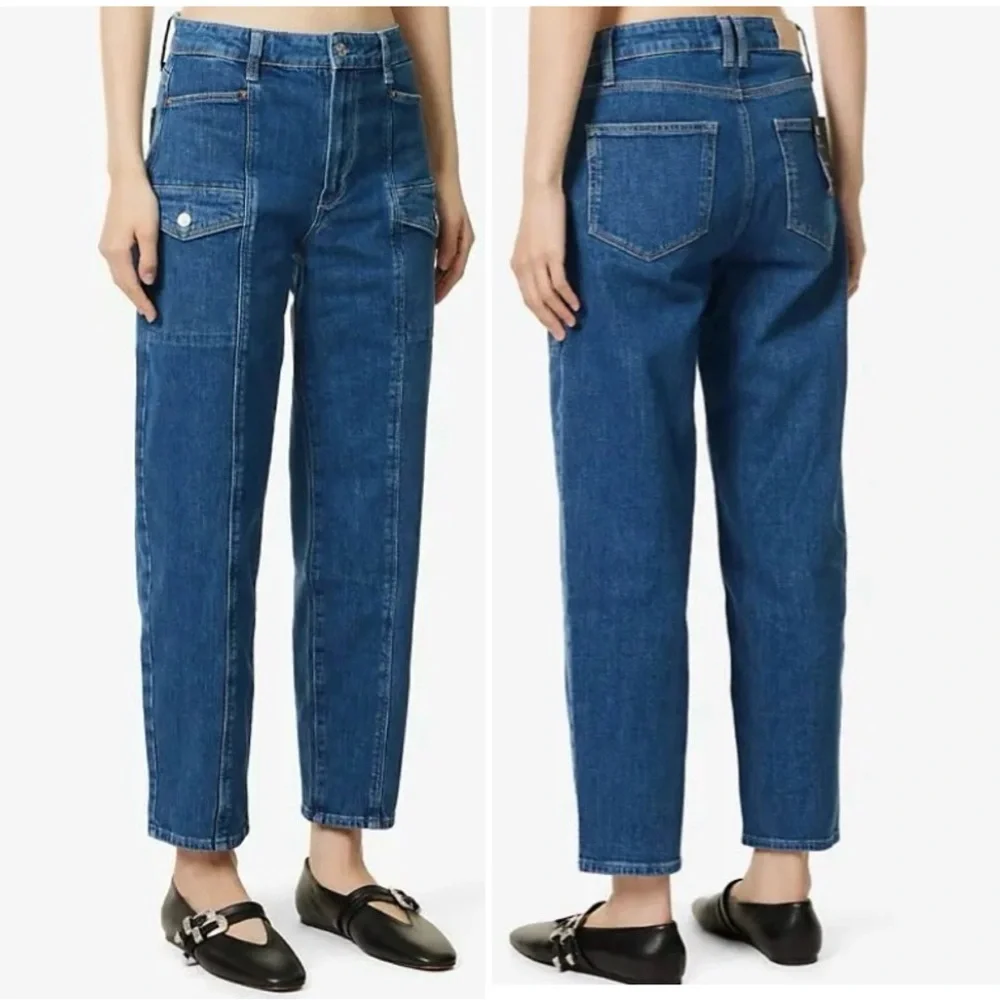 PAIGE Alexis Barrel Leg High Rise Jeans NWT - Picture 12 of 14